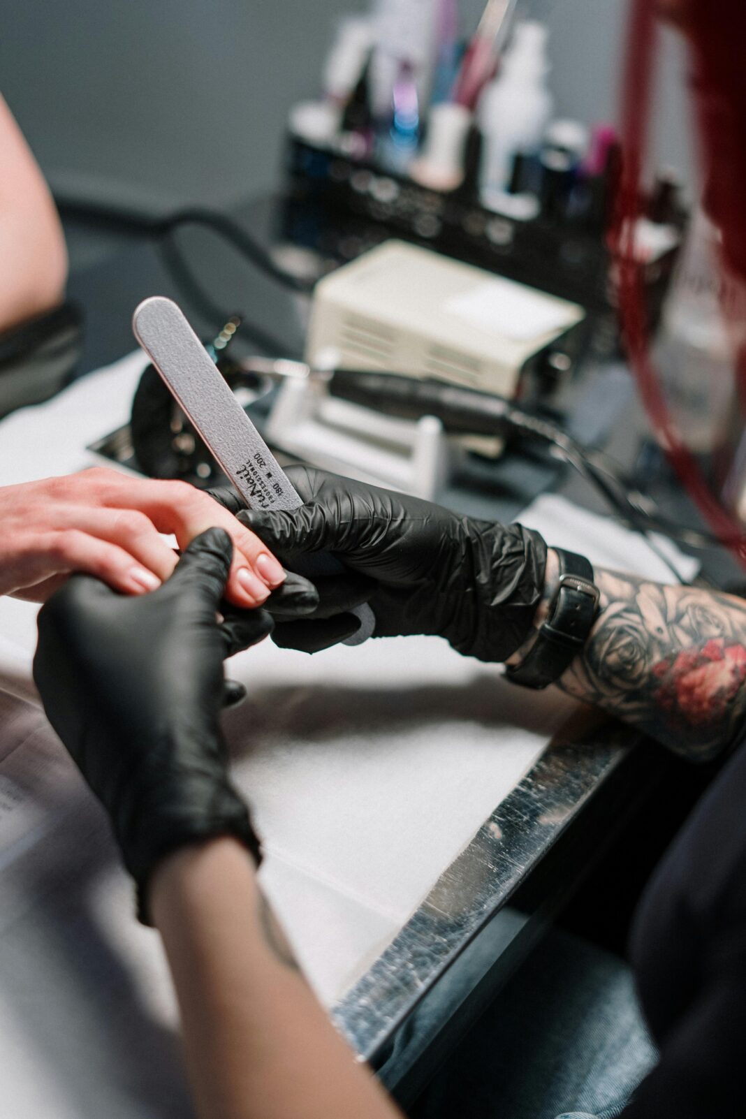 trim and shape nails