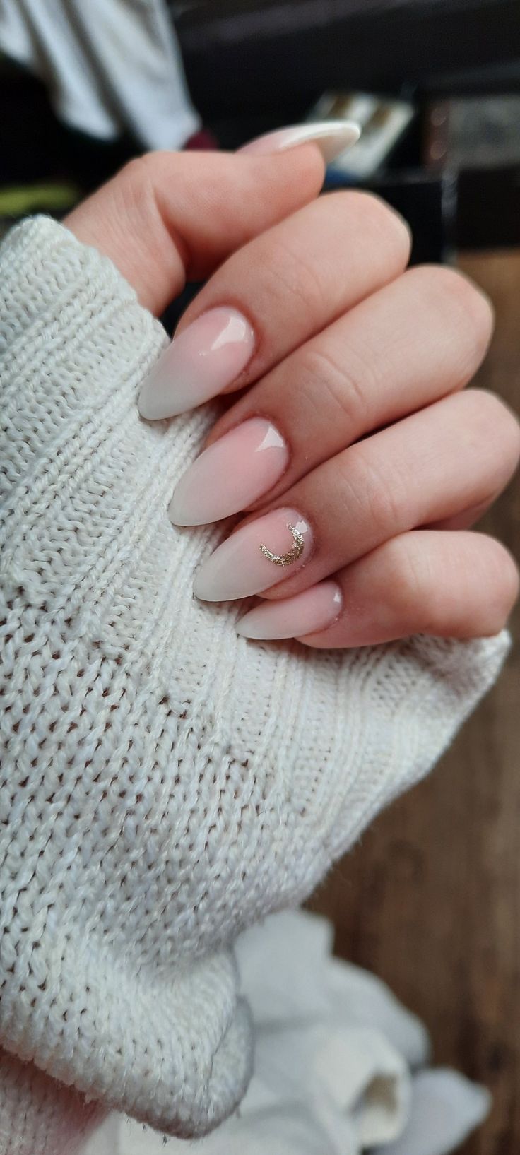 White half-moon