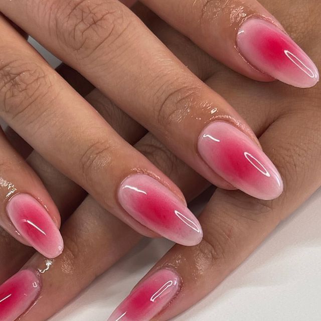 Jelly Aura Acrylic Nails