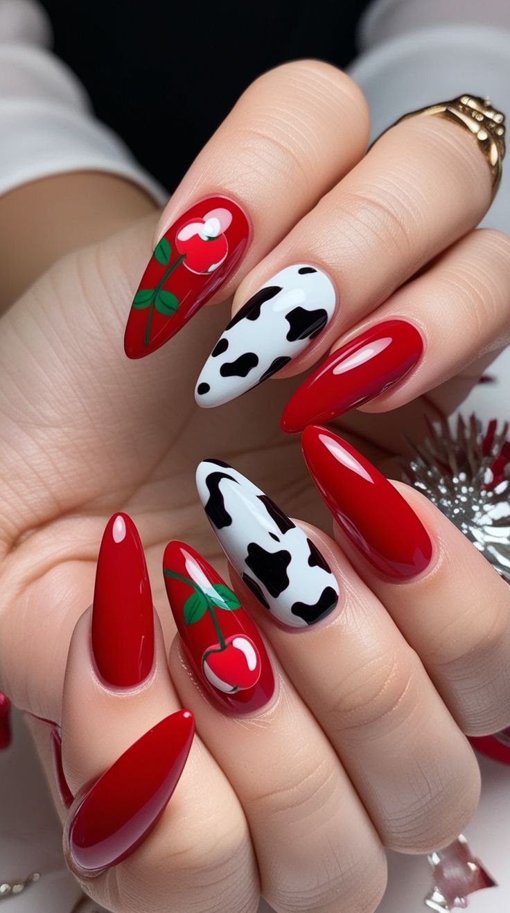 Acrylic nail design 